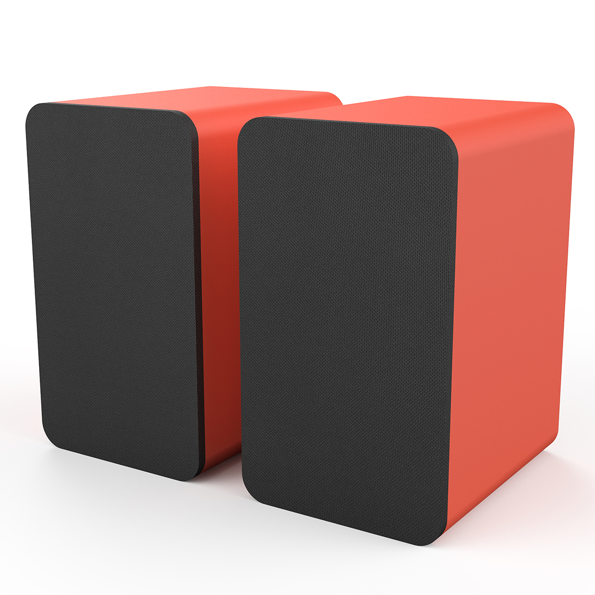 Silcron SLR07 120W Bookshelf Speaker - Red
