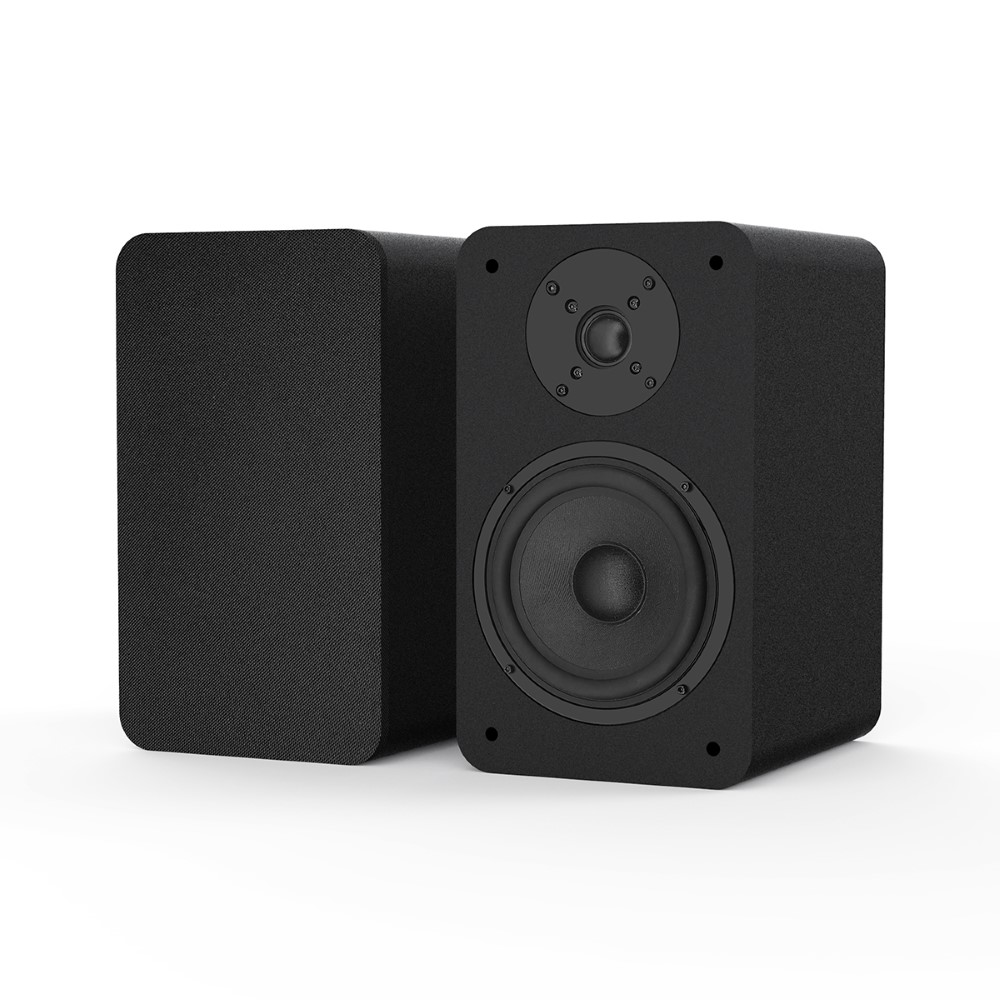 Silcron Passive Bookshelf Speakers - Black