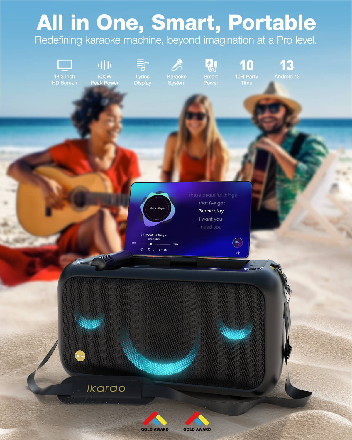 Ikarao - Smart Portable Karaoke Machines