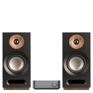 Jamo S803 Studio Speakers with WiiM Amp Stereo System